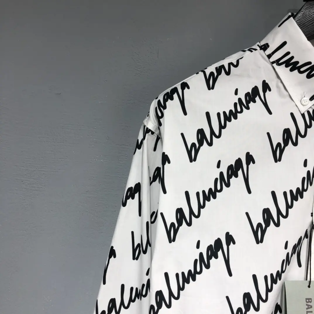 BALENCIAGA 2022ss fashion shirt in white