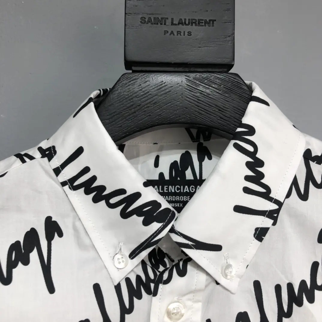 BALENCIAGA 2022ss fashion shirt in white