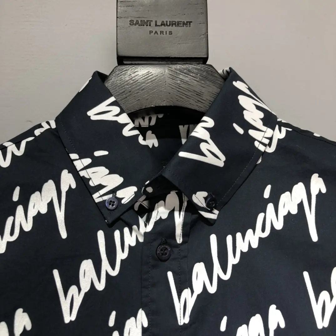 BALENCIAGA 2022ss fashion shirt in black