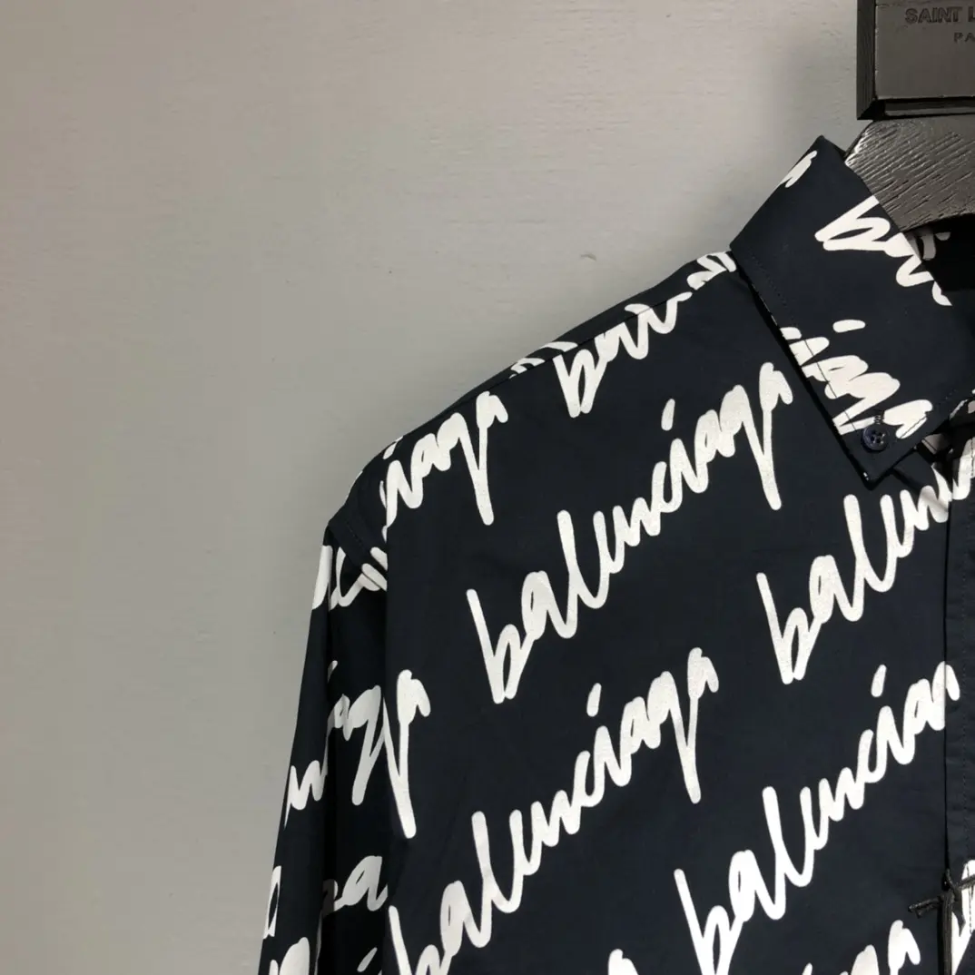 BALENCIAGA 2022ss fashion shirt in black