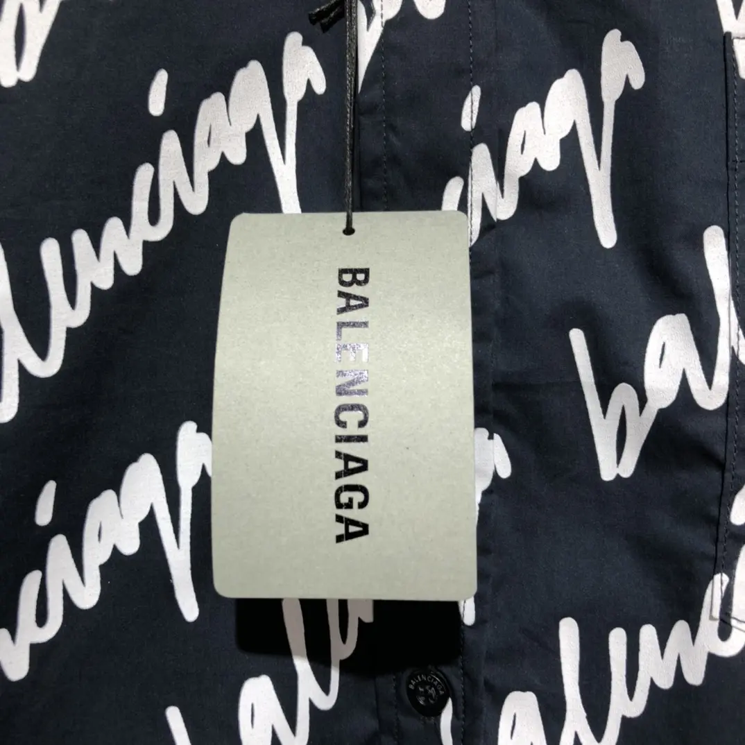 BALENCIAGA 2022ss fashion shirt in black