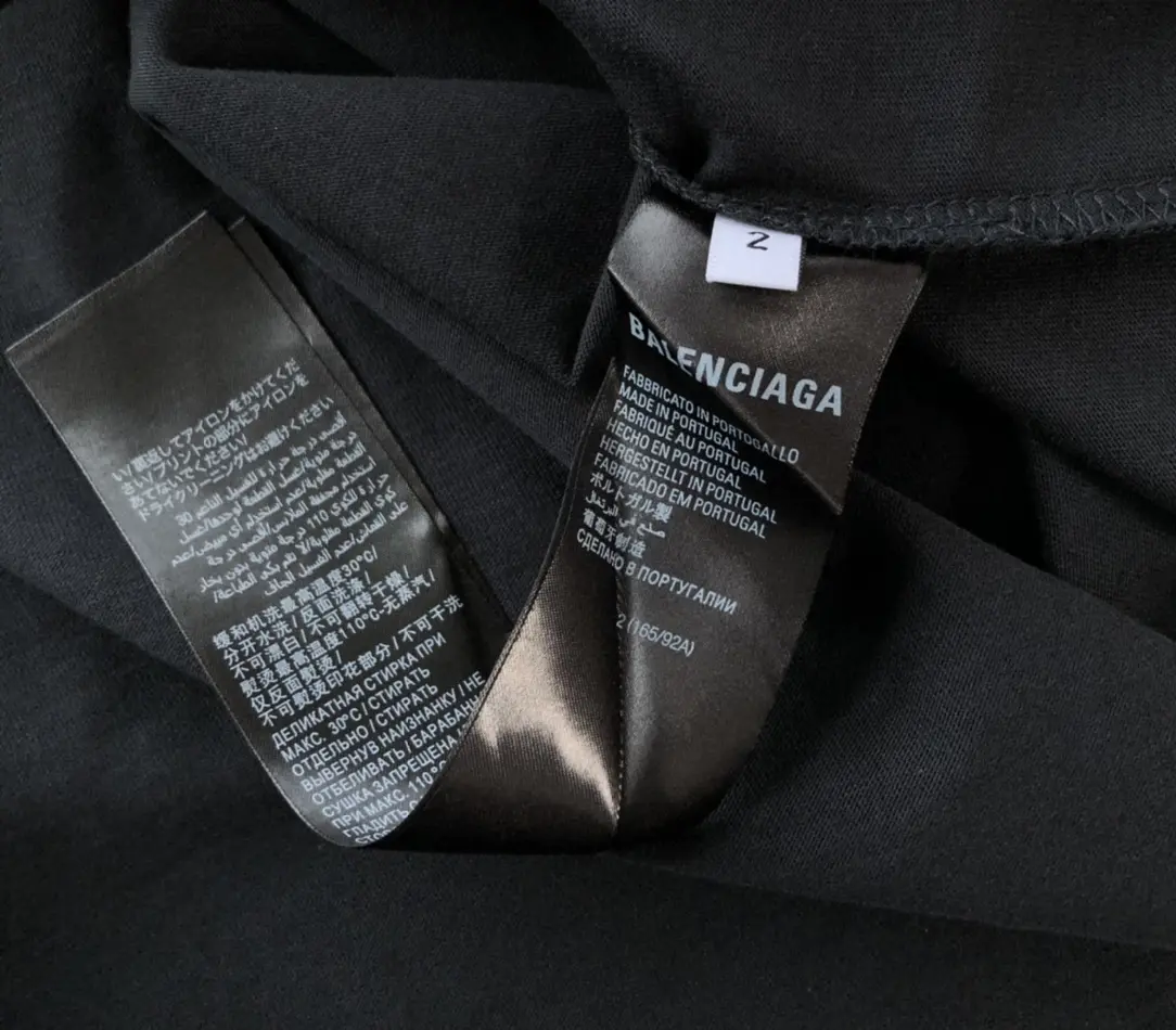 BALENCIAGA 2022SS fashion hoodies in black