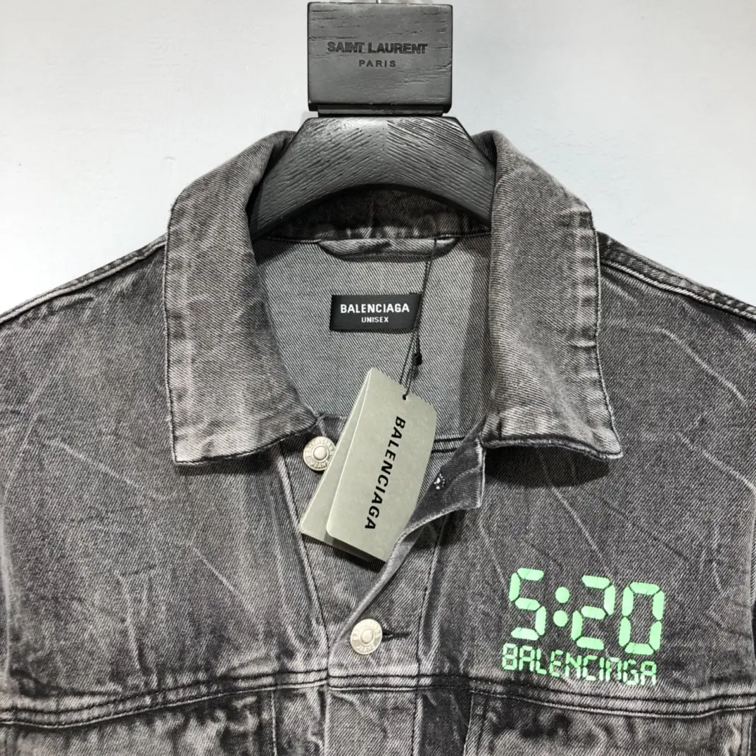 BALENCIAGA 2022SS Denim jacket in black