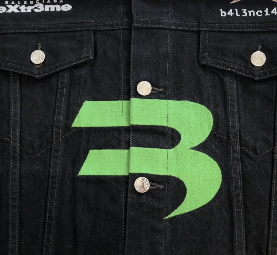 BALENCIAGA 2022SS Denim jacket in black