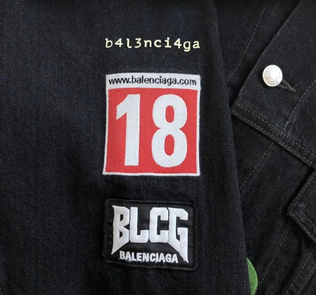 BALENCIAGA 2022SS Denim jacket in black