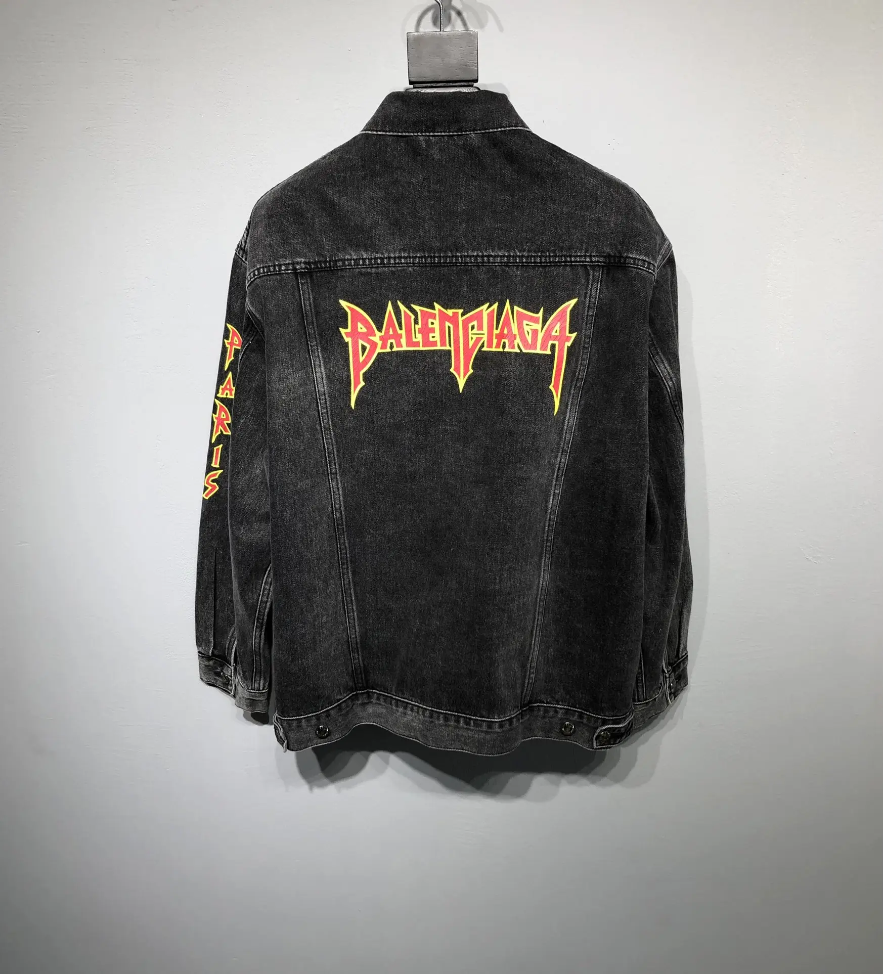 BALENCIAGA 2022SS Denim jacket in black