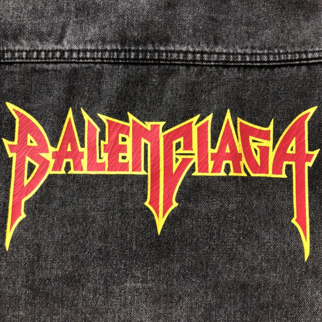 BALENCIAGA 2022SS Denim jacket in black