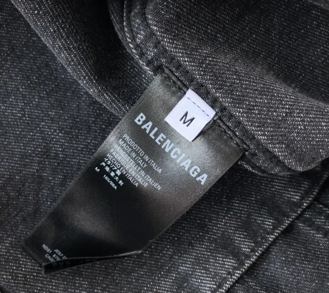 BALENCIAGA 2022SS Denim jacket in black