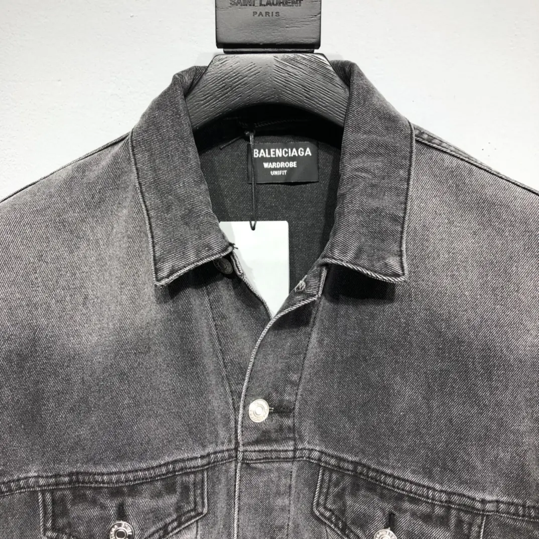 BALENCIAGA 2022SS Denim jacket in black