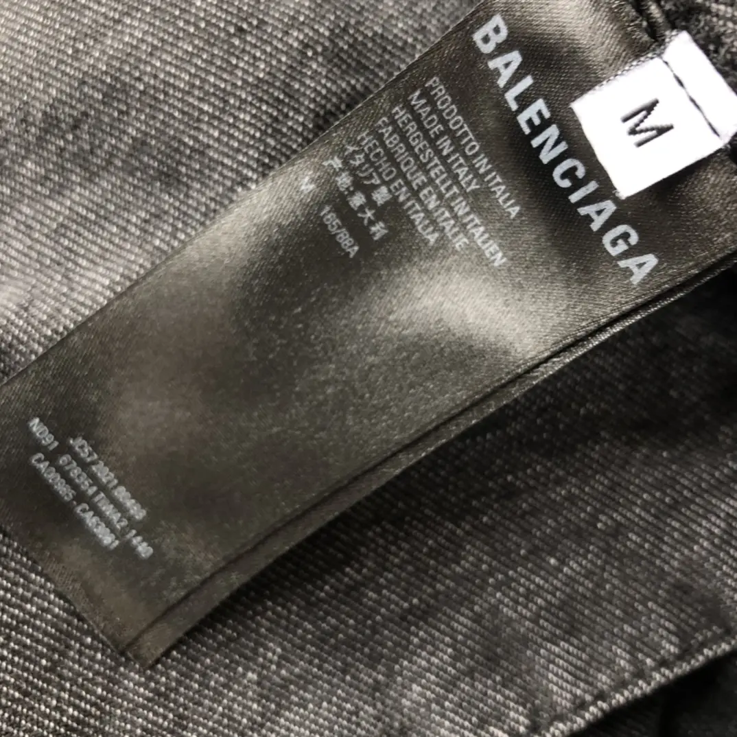 BALENCIAGA 2022SS Denim jacket in black