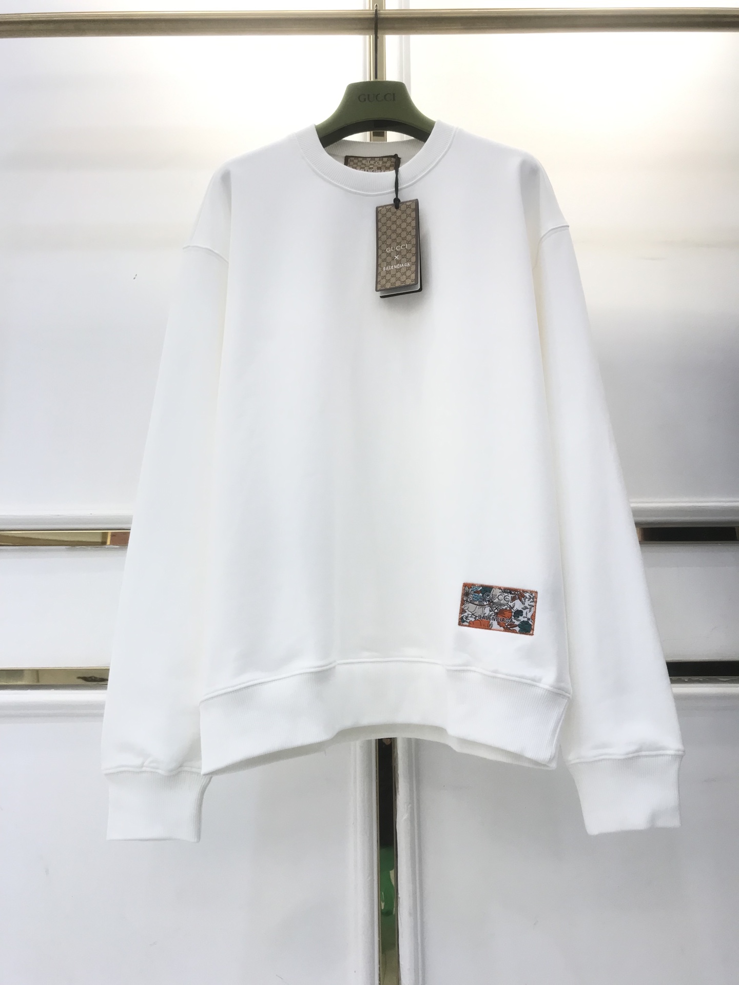 Balenciaga & Gucci Sweatshirt in White