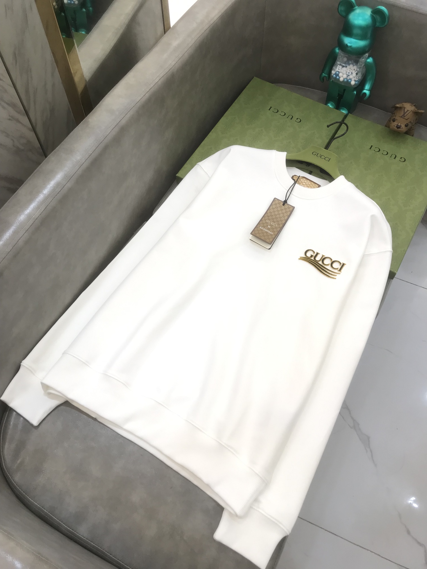 Balenciaga & Gucci Sweatshirt in White