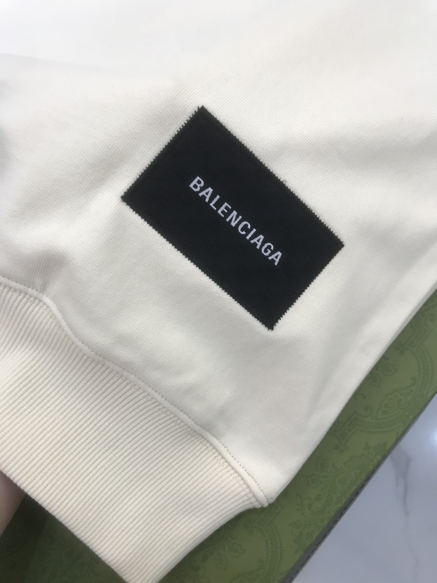 Balenciaga & Gucci Sweatshirt in Cream