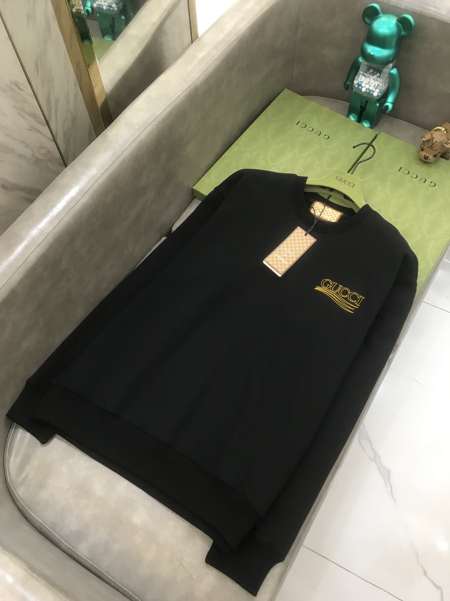 Balenciaga & Gucci Sweatshirt in Black