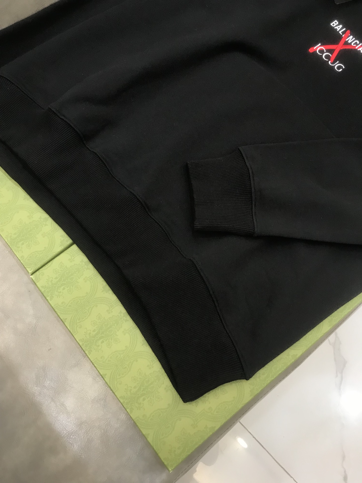 Balenciaga & Gucci Sweatshirt in Black