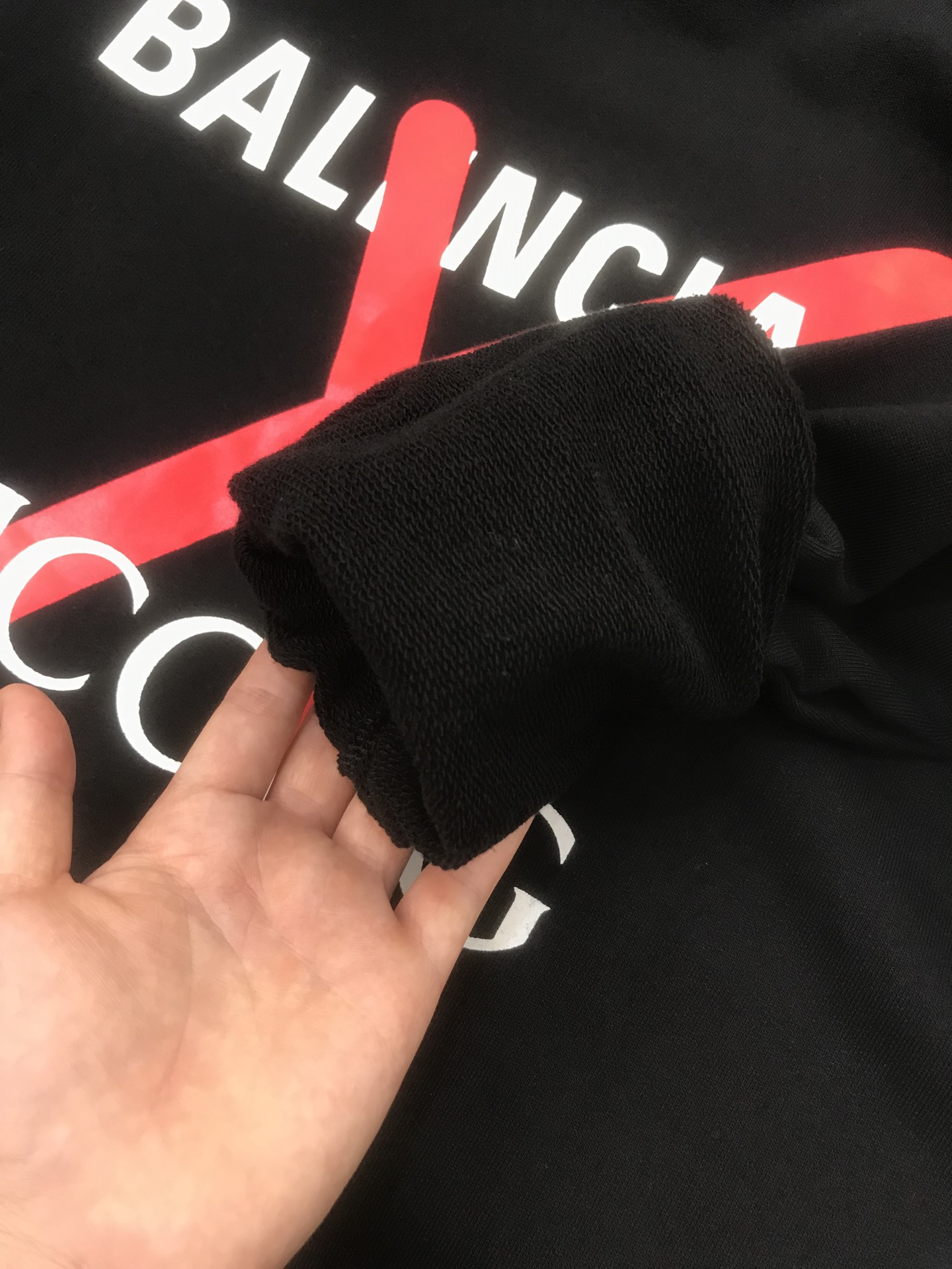 Balenciaga & Gucci Sweatshirt in Black