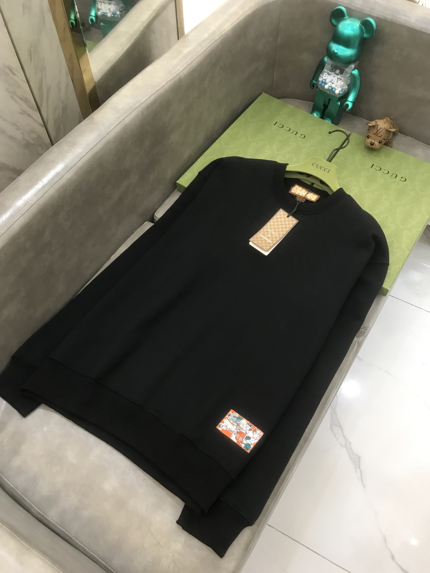 Balenciaga & Gucci Sweatshirt in Black