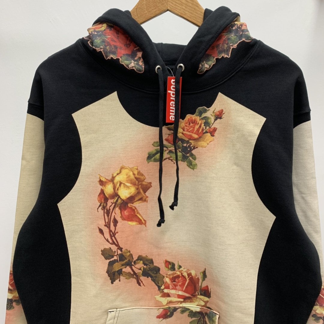 Supreme Prefect Quality x Jean Paul Gaultier 19ss Floral Print Hooded Hoodie MC280026