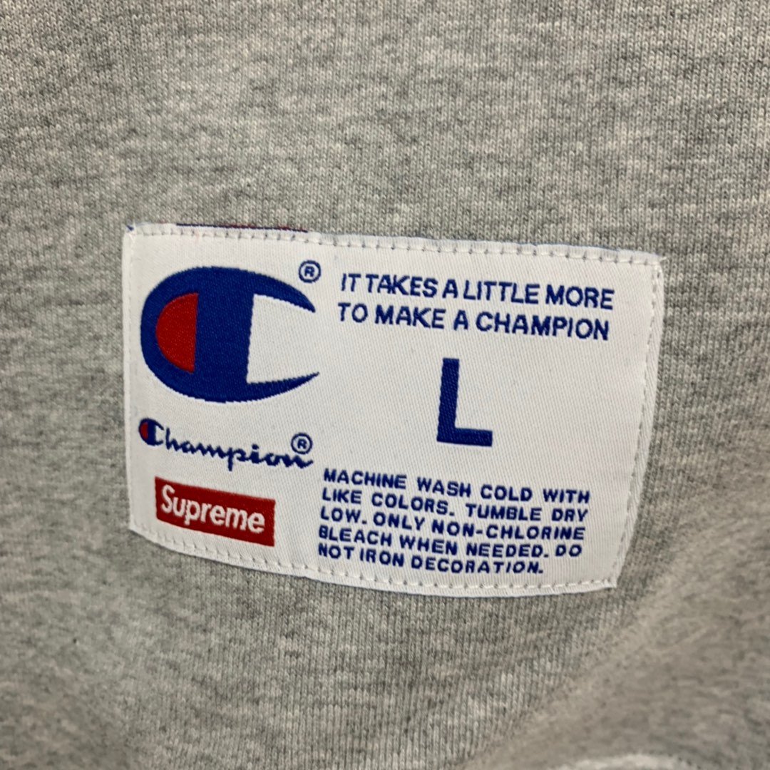 Supreme Prefect Quality x Champion 19ss Chrome Crewneck MC280007