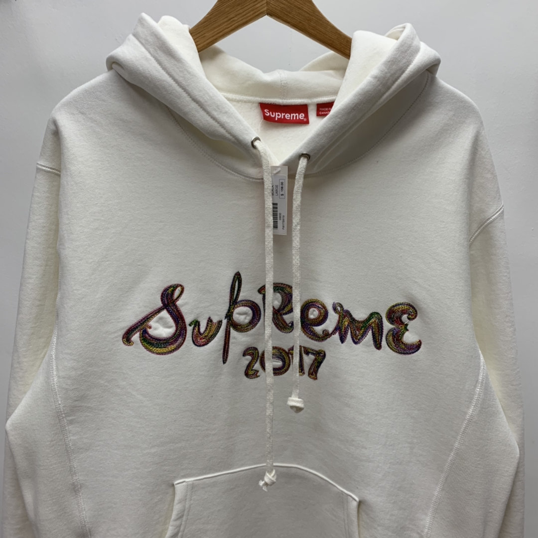 Supreme Prefect Quality 17FW Brush Logo Hoodie MC280003