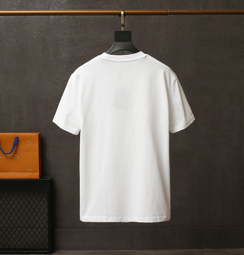 Balenciaga T-Shirt BB Chest in White