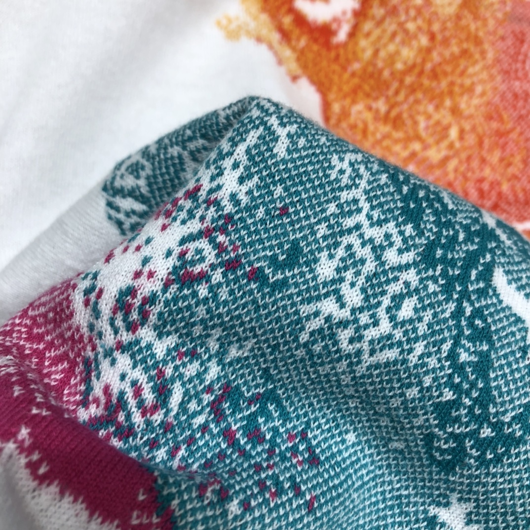 LV Watercolor Knitting Shirt