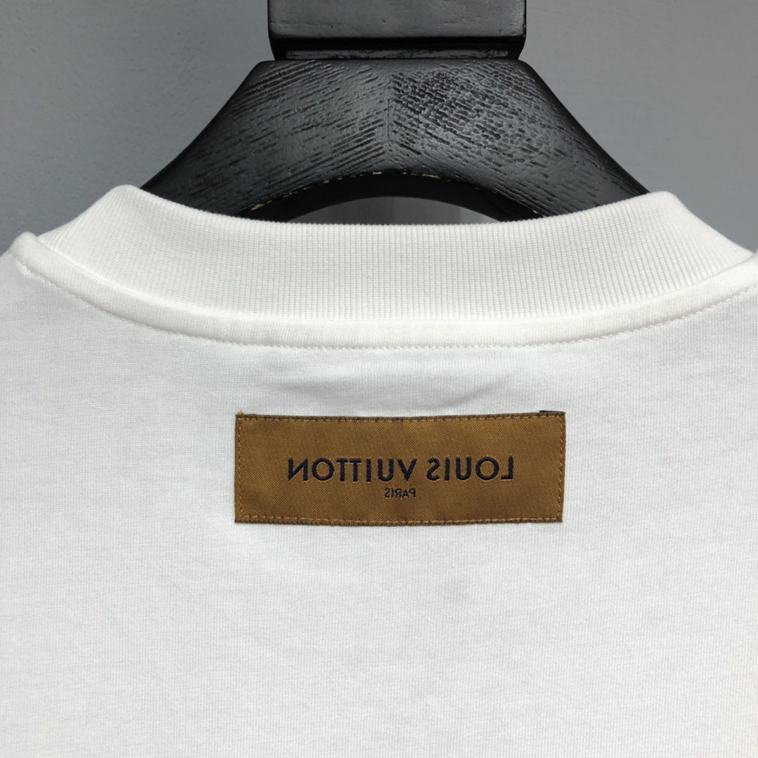 LV 2022 Spring Flower Logo Shirt