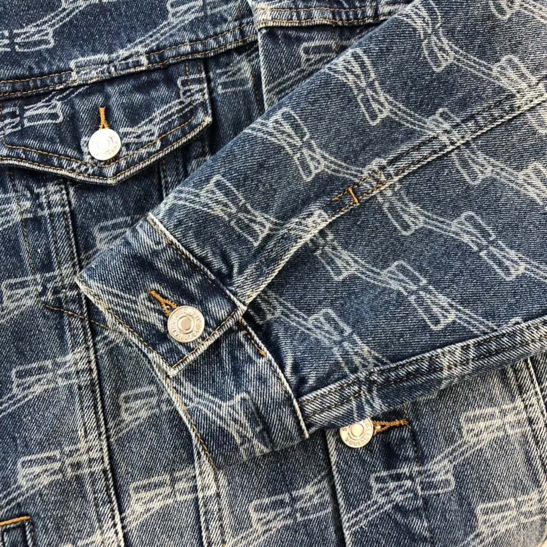 BALENCIAGA 2022SS Denim jacket in blue