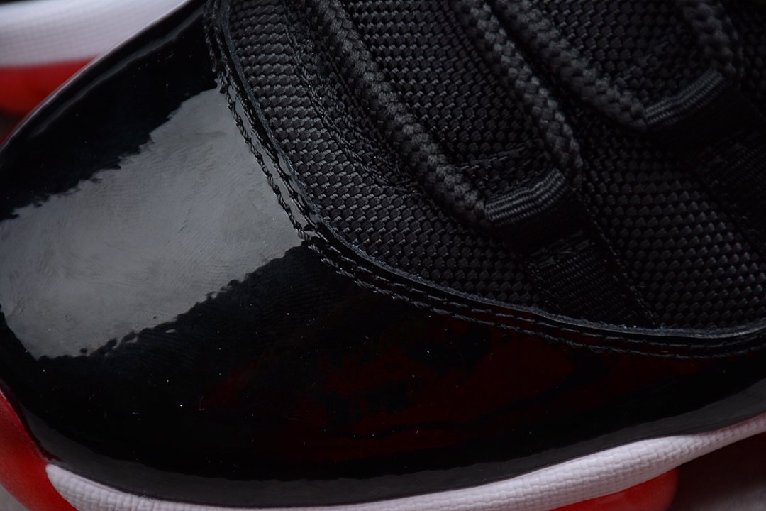 High Quality Air Jordan XI Retro High Bred correct toe box best version