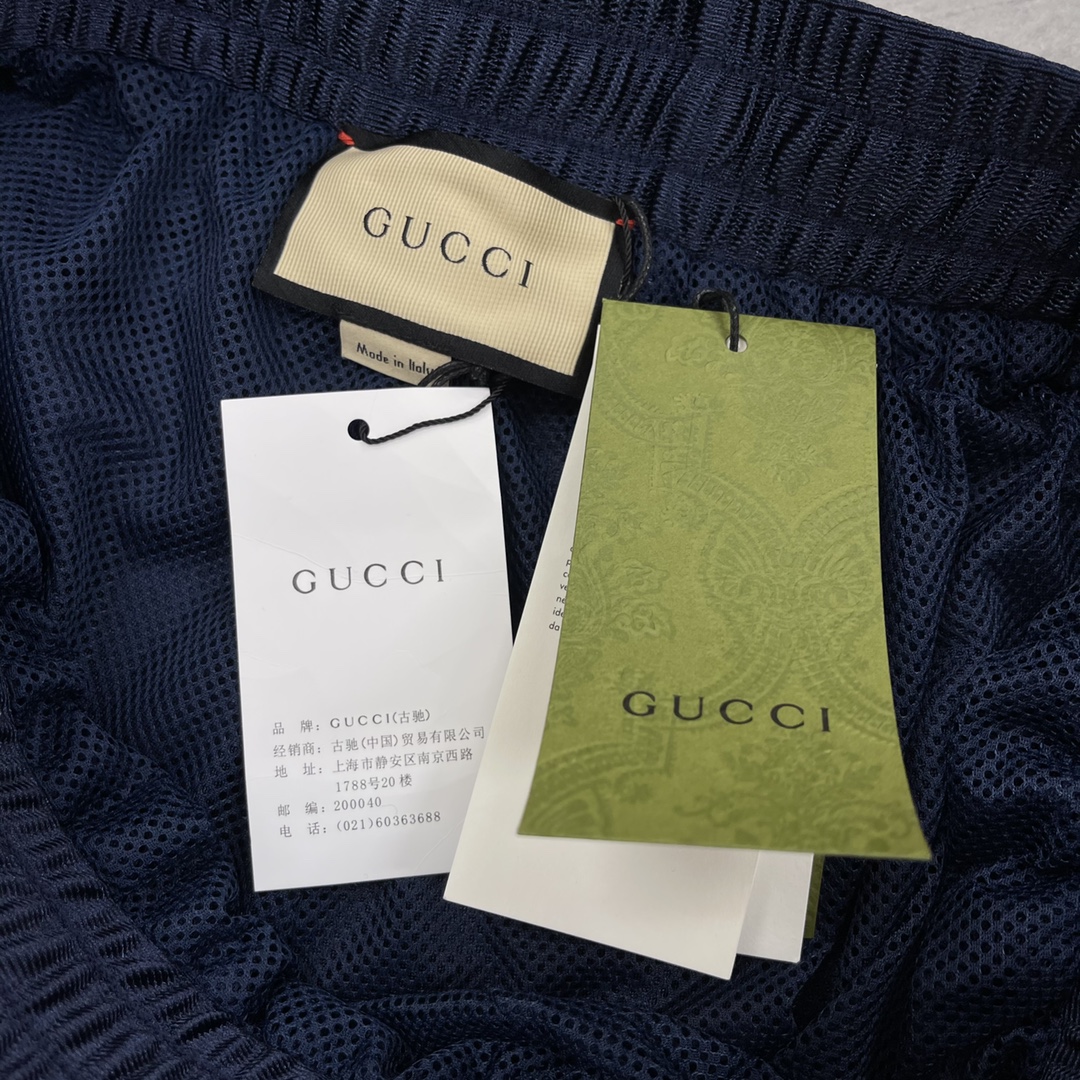 Gucci Pants Shiny jersey  with Web