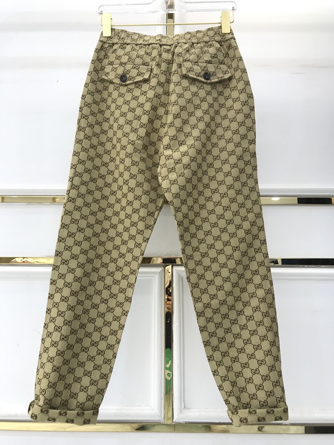 Gucci Pants GG jersey jogging with Web