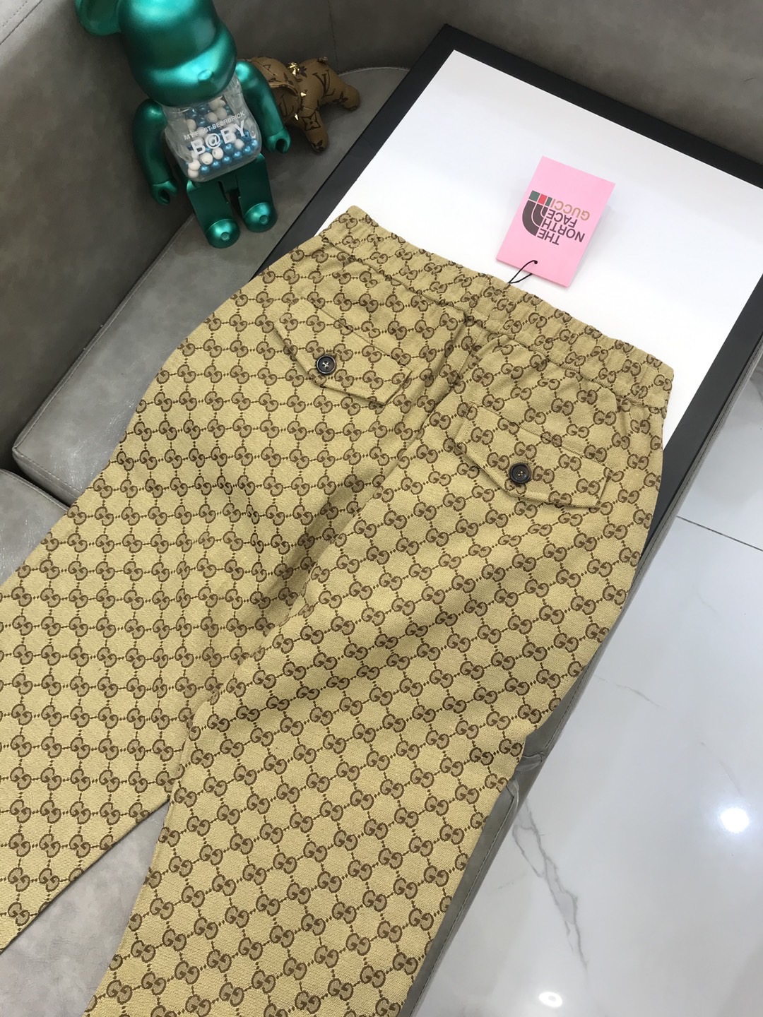 Gucci Pants GG jersey jogging with Web