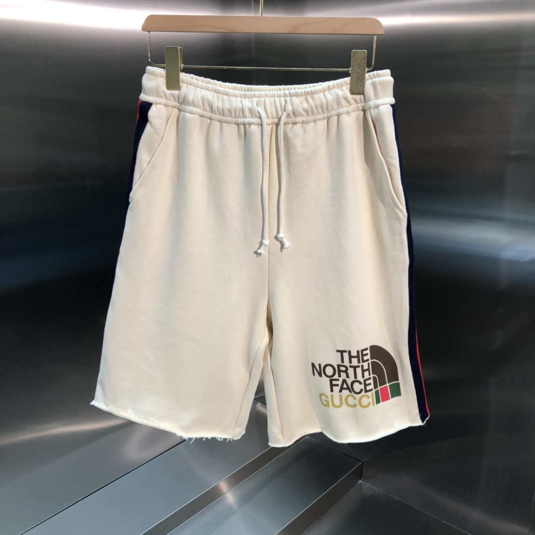 Gucci & The North Face Shorts Cotton in White