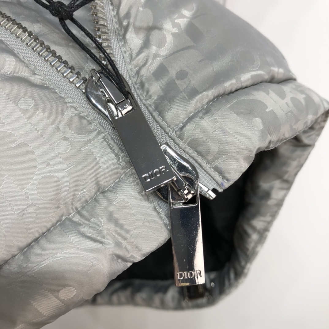 Dior Down Jacket Oblique Sleeveless