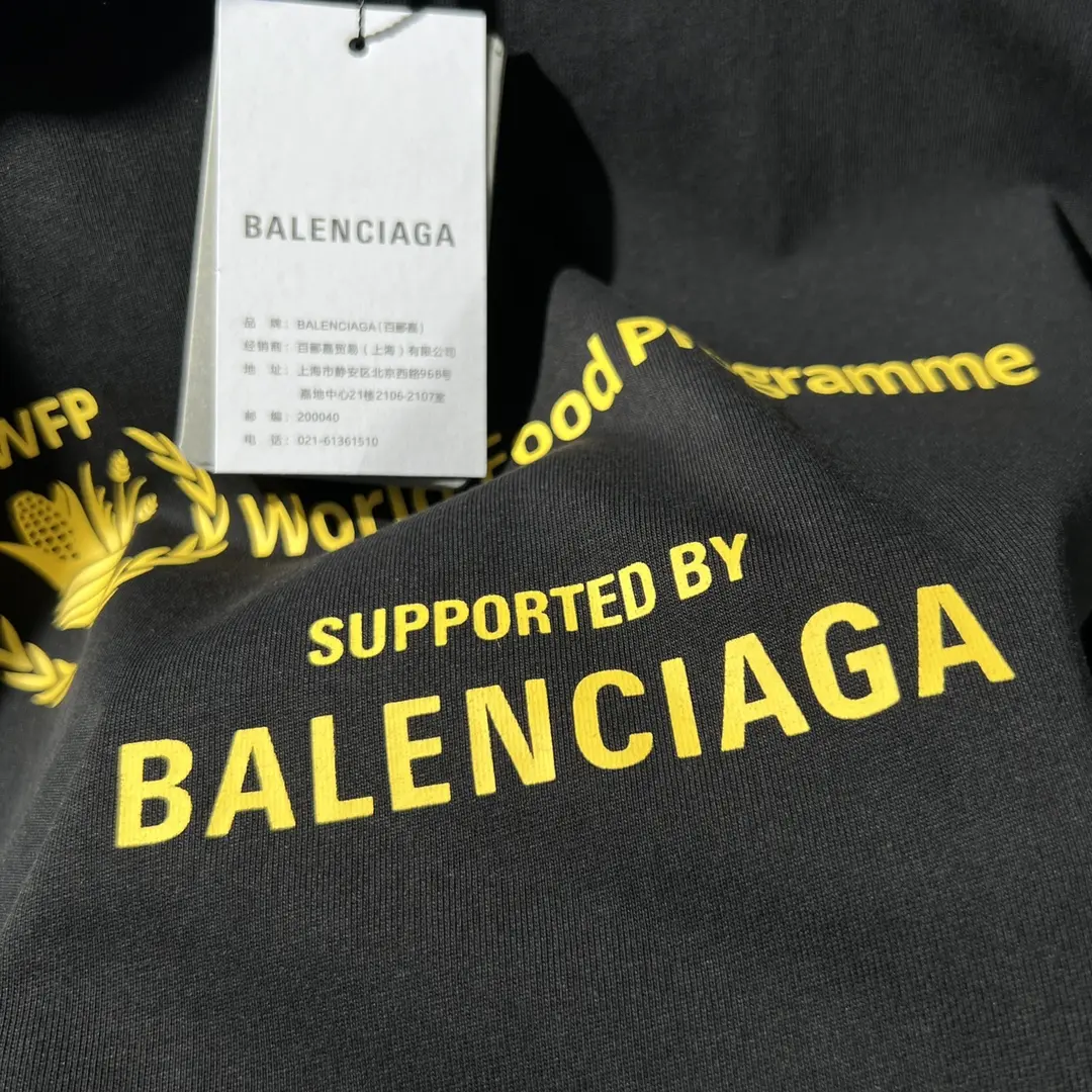 BALENCIAGA 2022SS fashion T-shirt in black