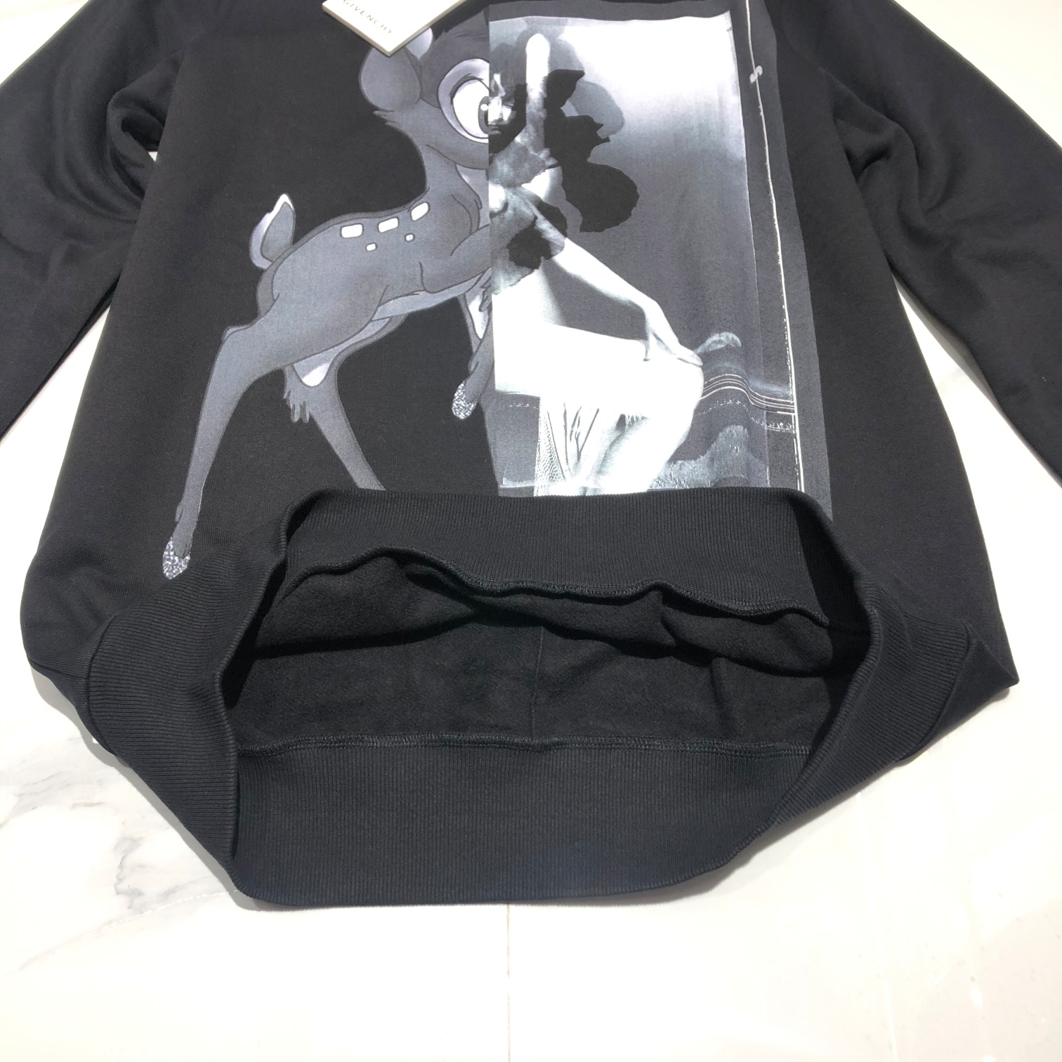 Givenchy Hoodie Rottweiler printed in Black